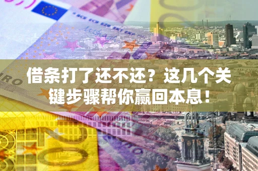 北京借条打了还不还？这几个关键步骤帮你赢回本息！
